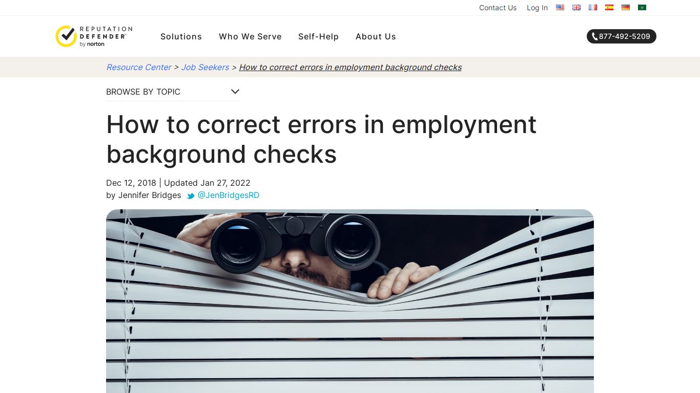 How to correct errors in employment background checks